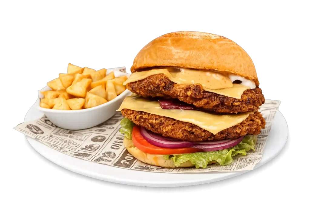 burguer artesana pollo krispy