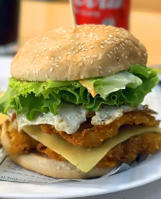 burguer pollo krispy